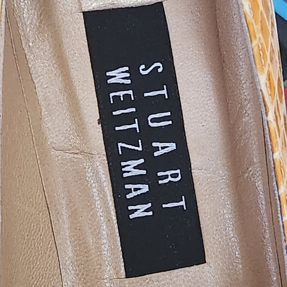 Stuart Weitzman Snake Embossed Pump - Picture 3 of 8